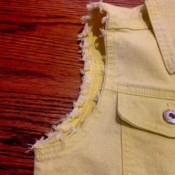 PARASUCO YELLOW DENIM VEST - Picture 4 of 7